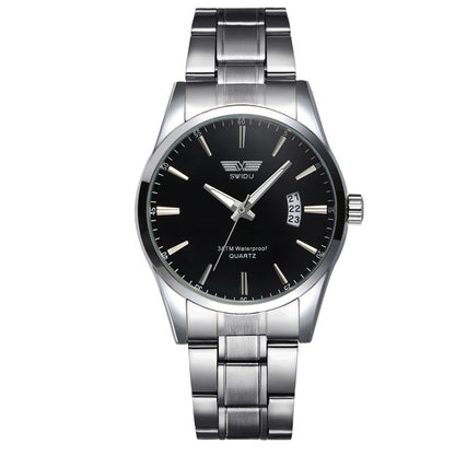 New Style Watches Men's Single-day Steel Band Watches Non-mechanical Watches Foreign Trade Watches