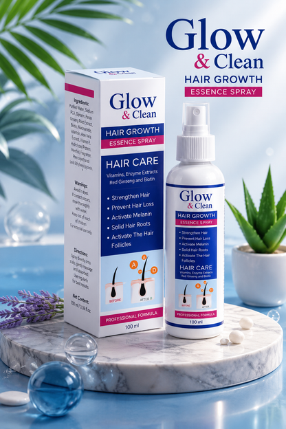 GLOW & CLEAN Biotin Hair Growth Spray