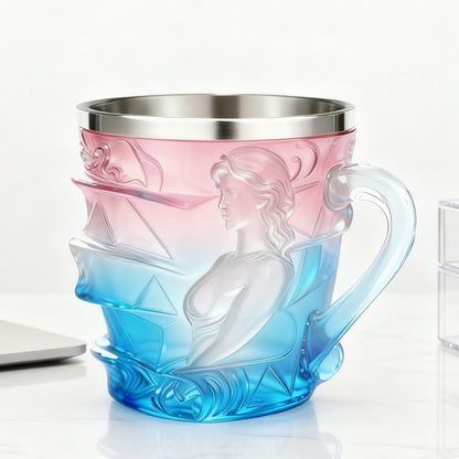 New Product, Creative Glass-Colored Book Cup, Mug, Coffee Cup, Book-Shaped Cup